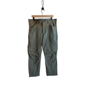 Eddie Bauer Green Men's Convertible Hiking Stretch Pants Size 40x30